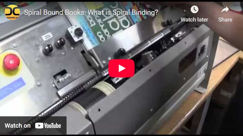 Spiral Bound Books Demo Video