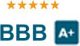 "A+" Rating with the Better Business Bureau