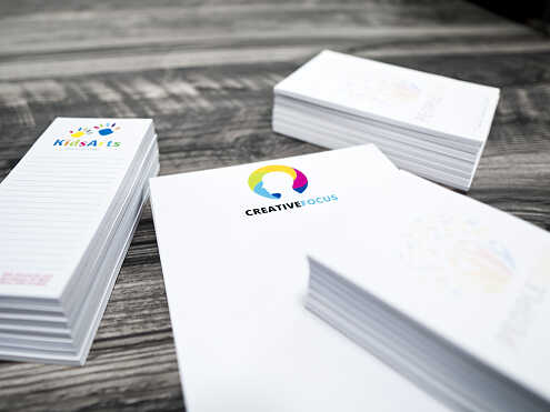 Custom printed notepads - Closeup