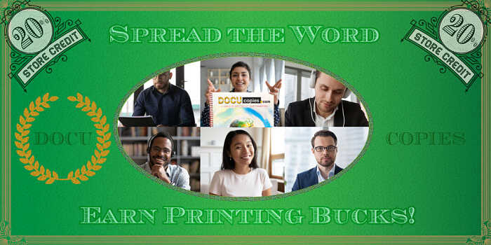 20% store credit referral program